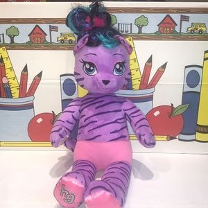 Honey Girl Purple Striped Tiger Build A Bear